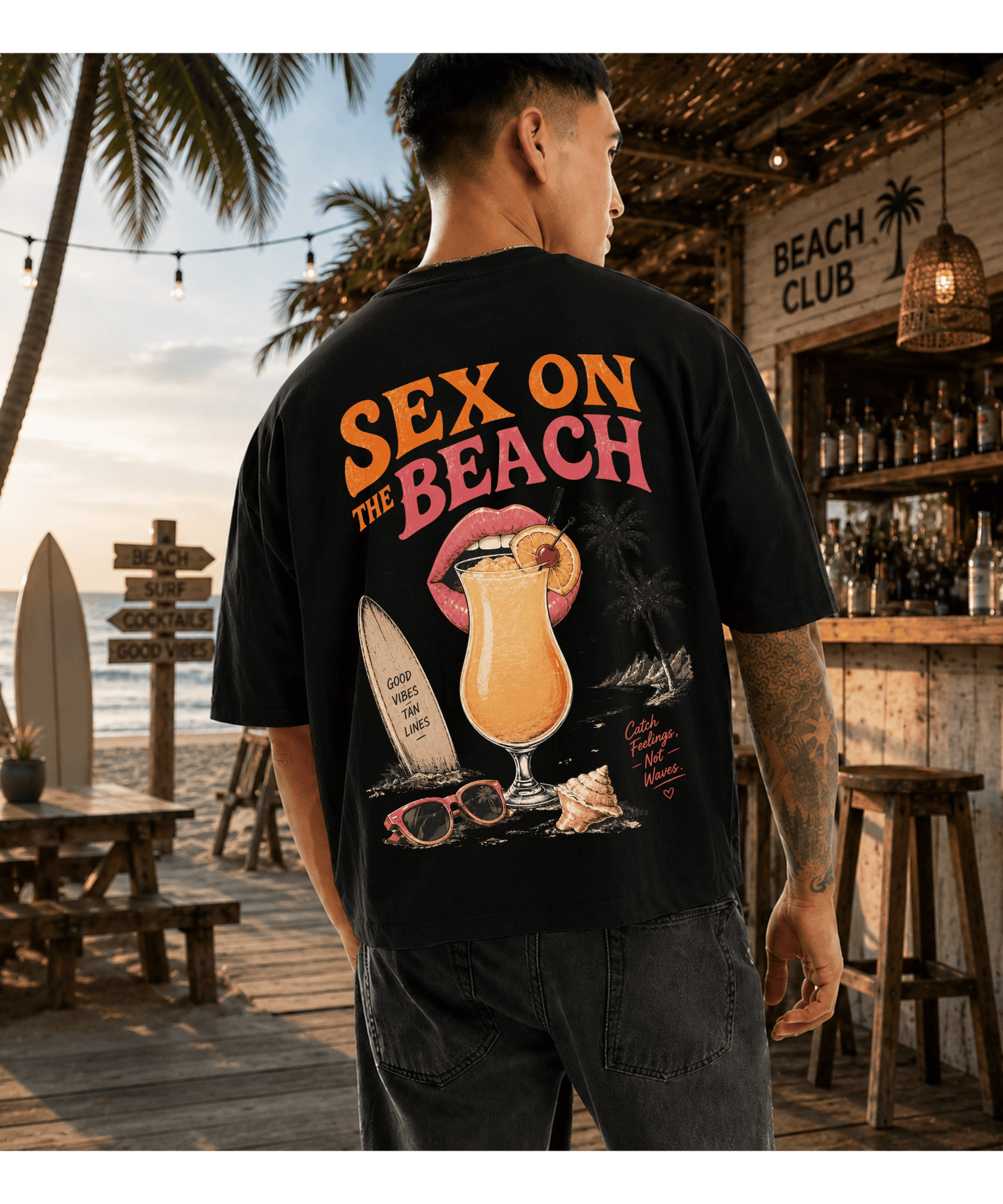 Sex on the Beach Cropped T-Shirt