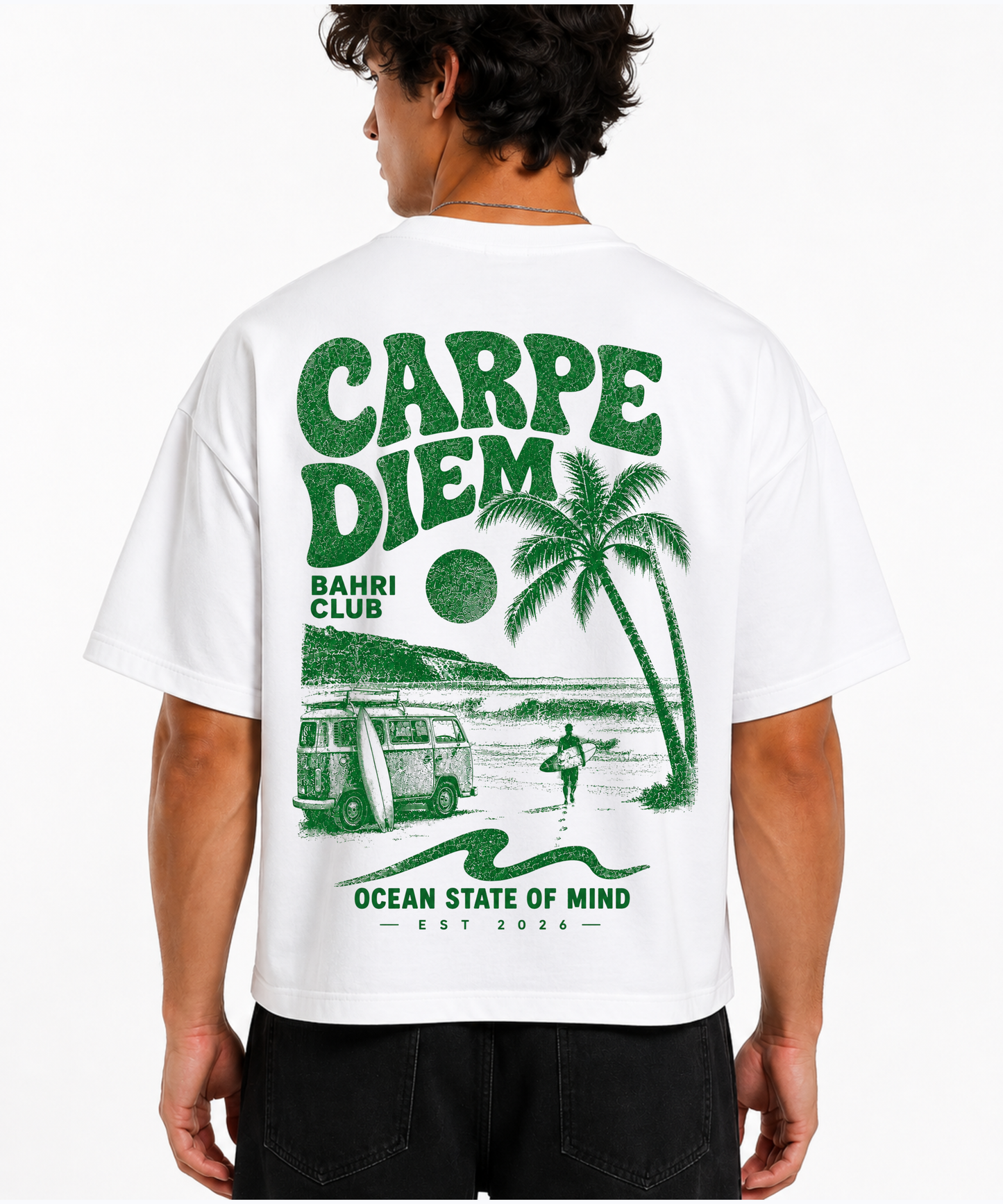 Carpe Diem Oversized Graphic T-Shirt