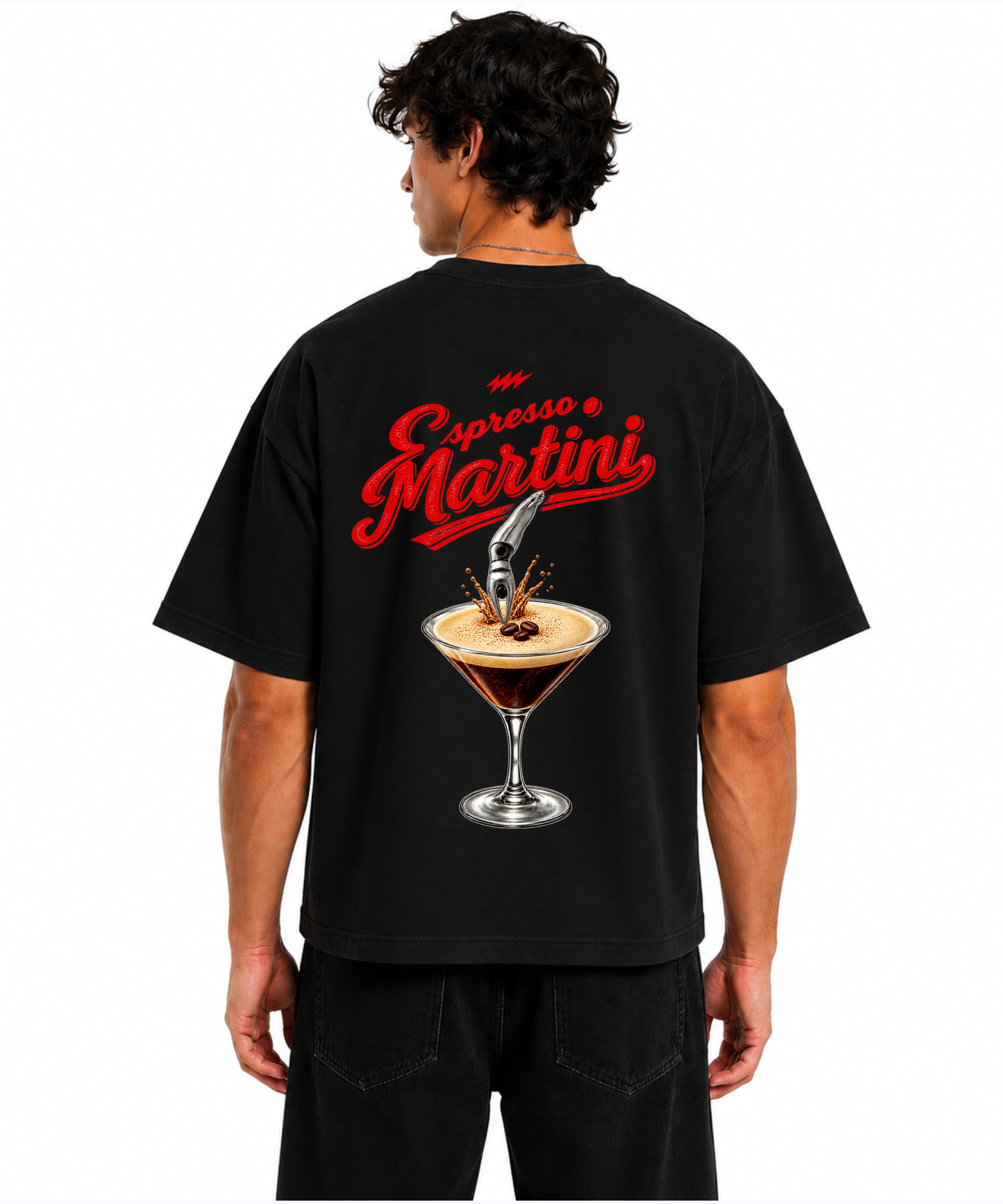 Espresso Martini Oversized Graphic T-Shirt