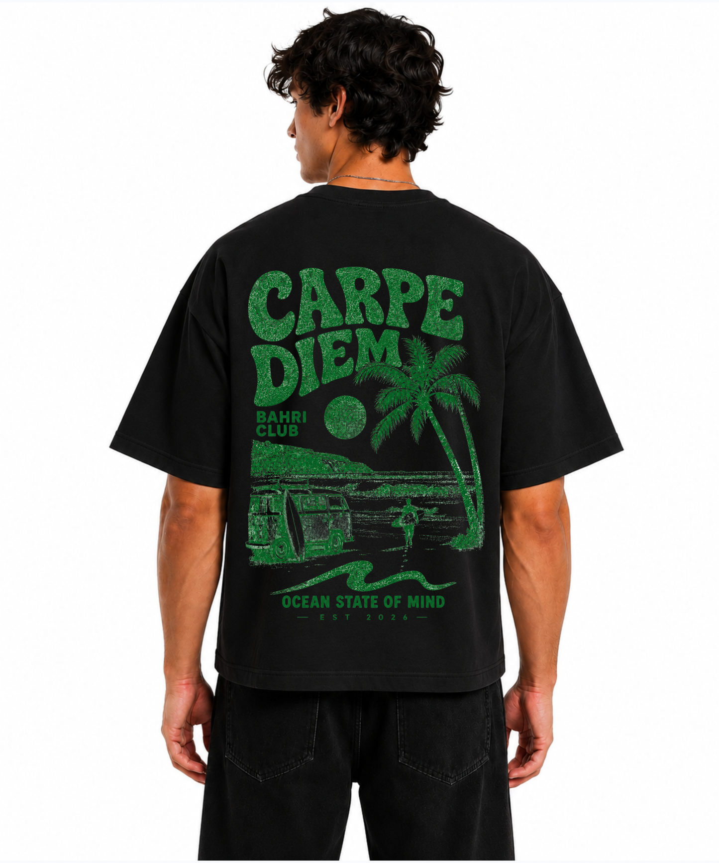 Carpe Diem Oversized Graphic T-Shirt