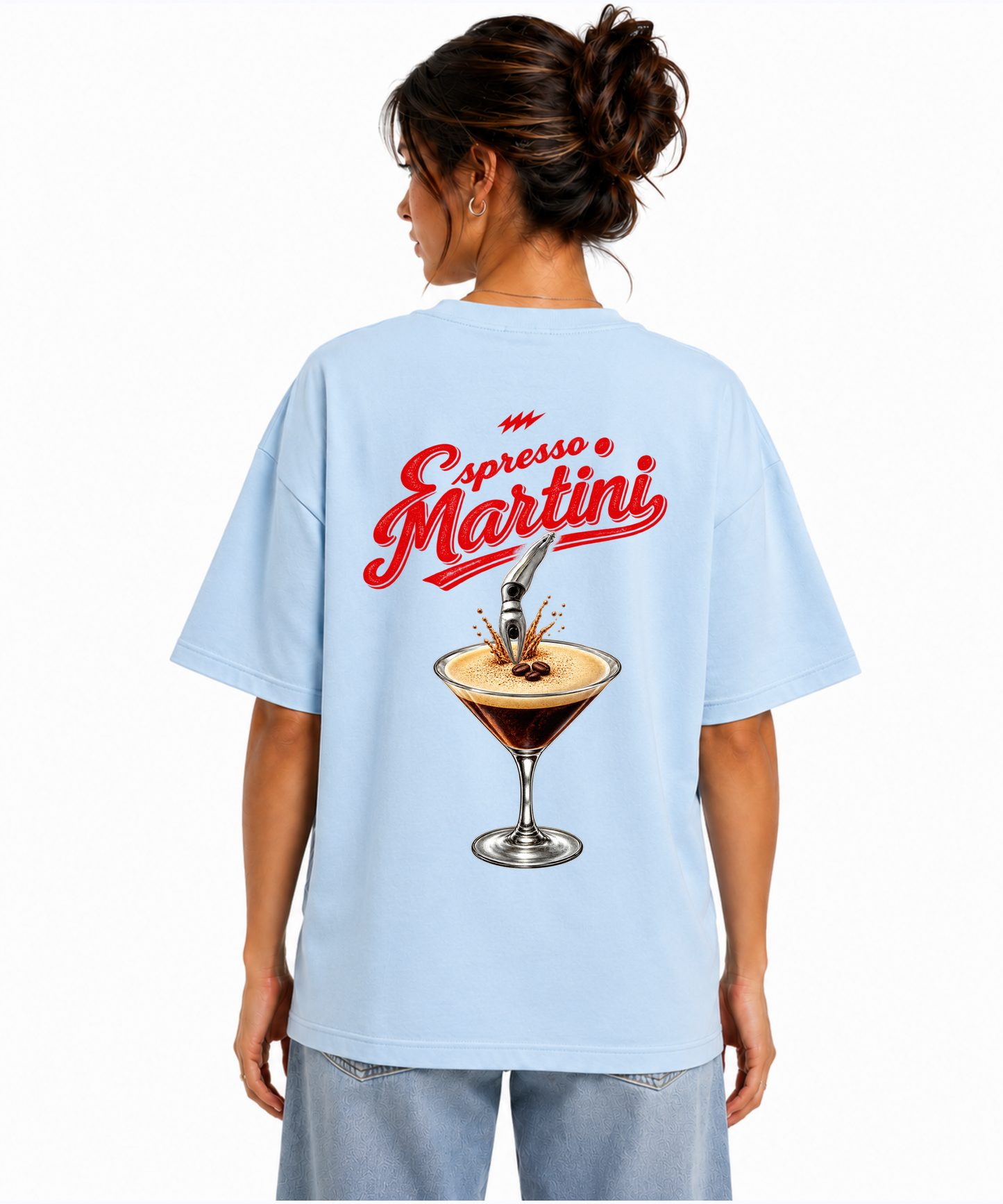Espresso Martini Oversized Graphic T-Shirt