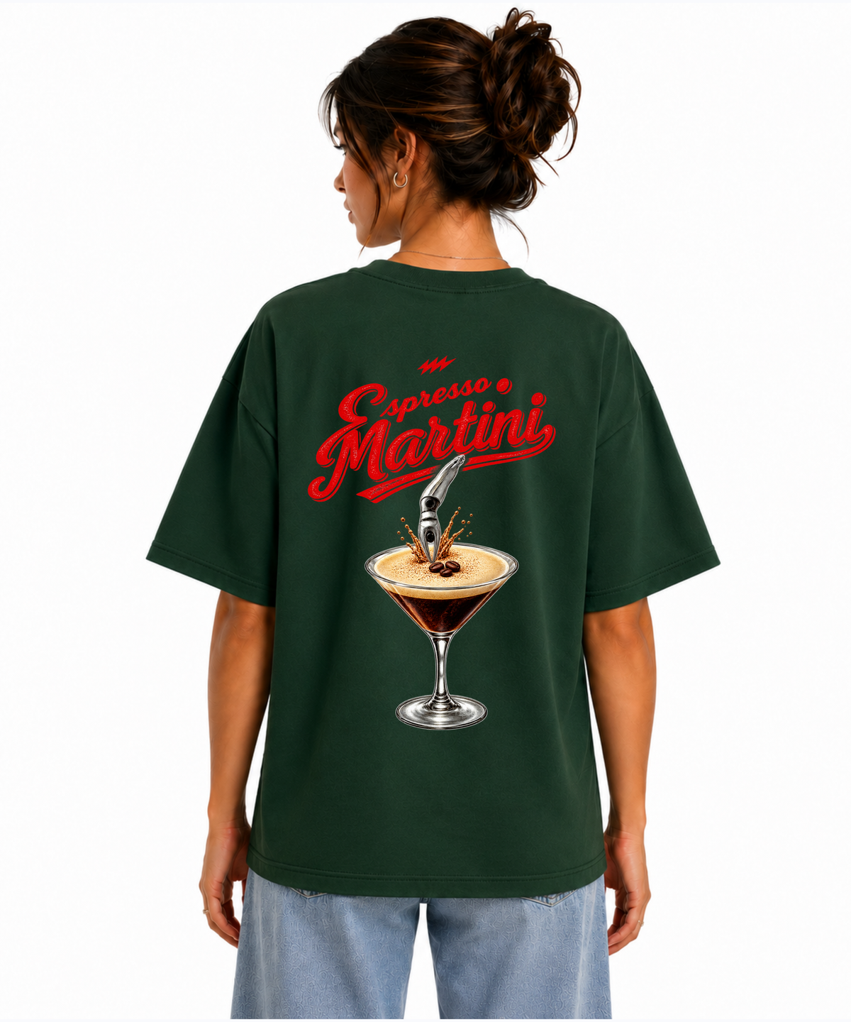 Espresso Martini Oversized Graphic T-Shirt