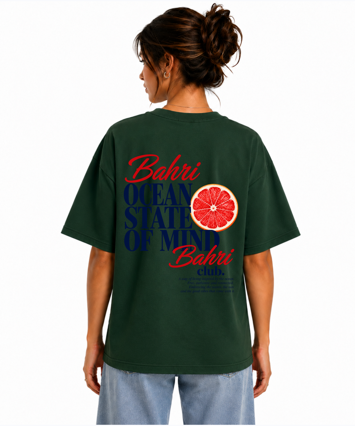 Bahri Ocean State of Mind Oversized T-Shirt