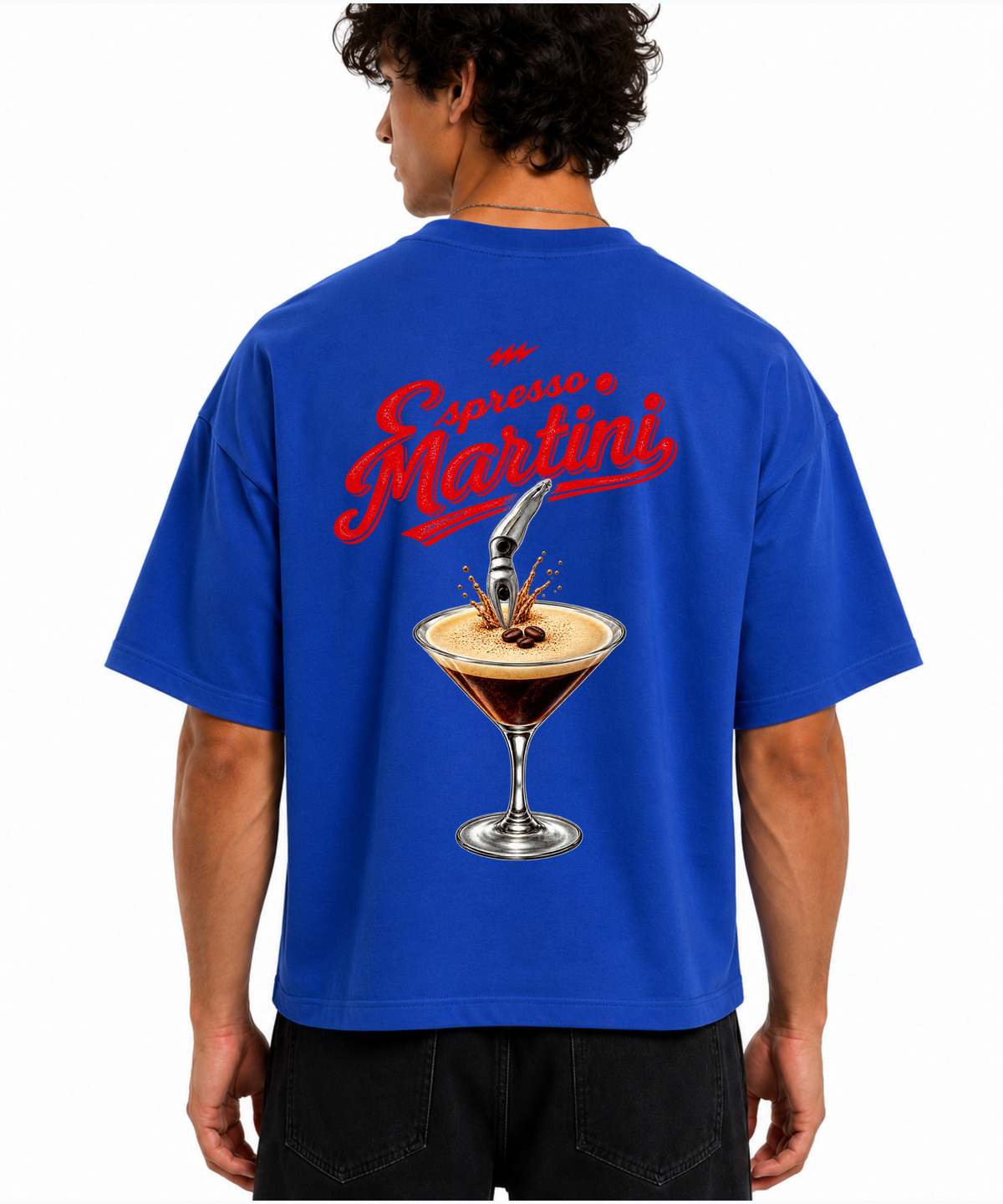 Espresso Martini Oversized Graphic T-Shirt