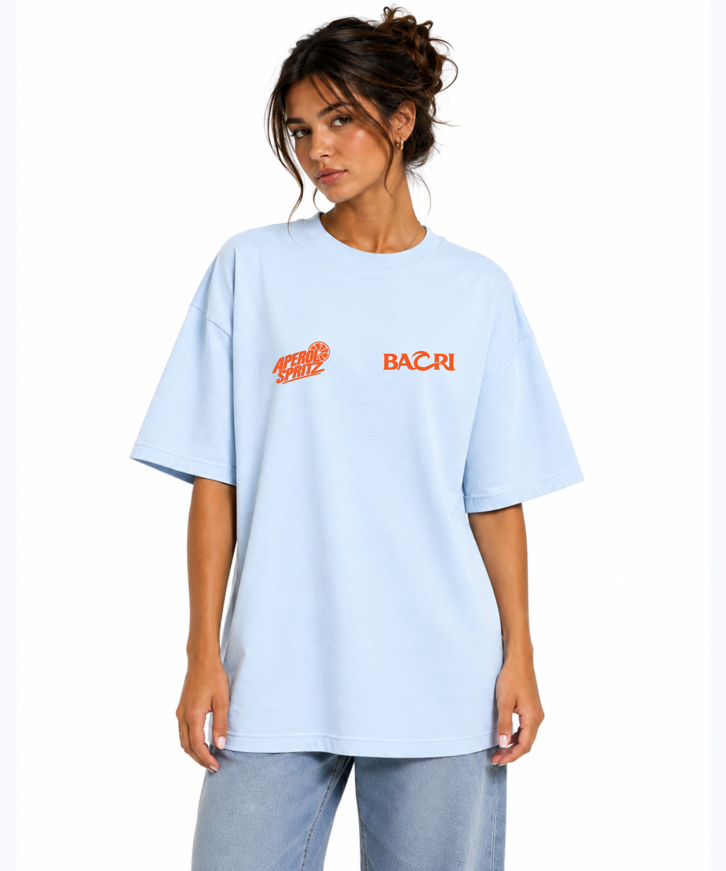 Aperol Spritz Oversized Graphic T-Shirt