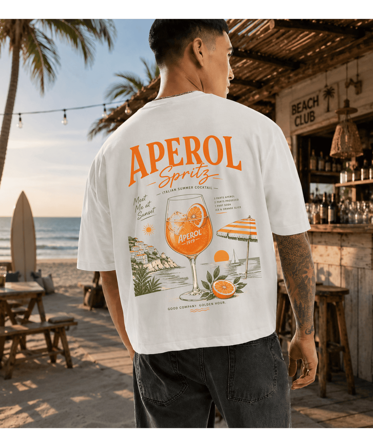 Aperol Spritz Oversized T-Shirt