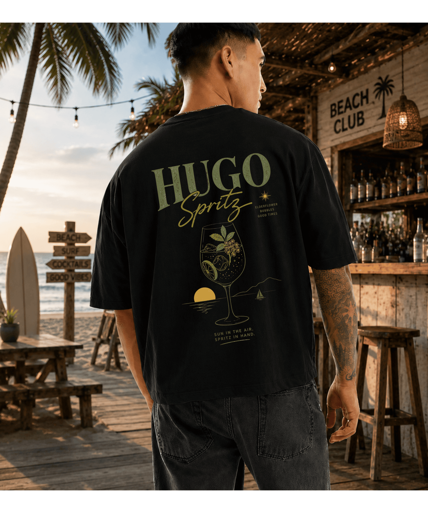 Hugo Spritz Oversized T-Shirt