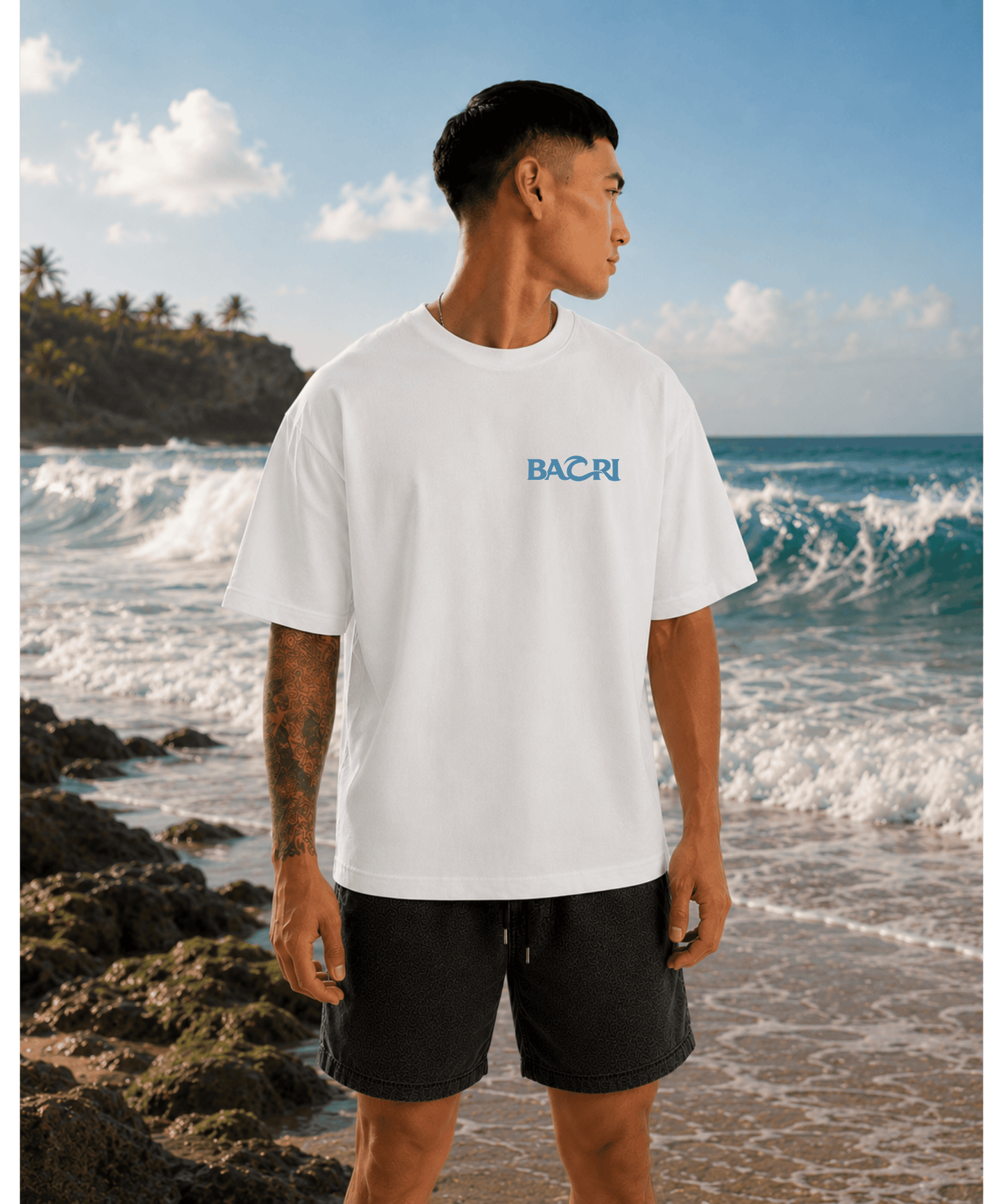 Bahri Surfboards Oversized T-Shirt