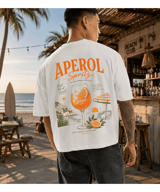 Aperol Spritz Cropped T-Shirt