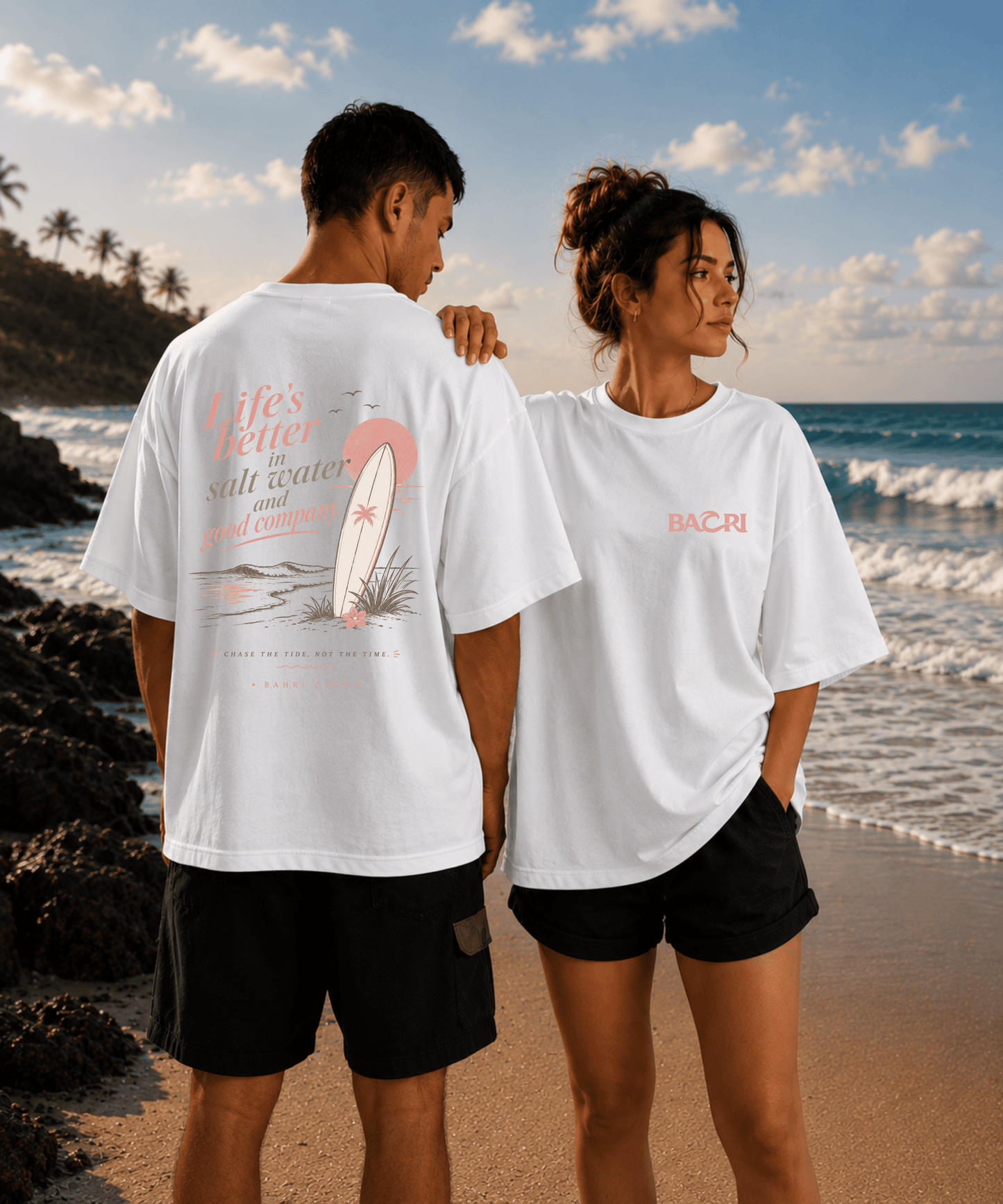 Life's Better in Salt Water Oversized T-Shirt